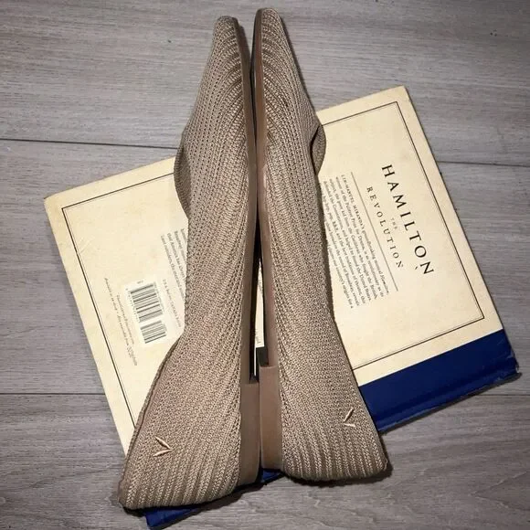 VIVAIA Pointed-Toe D'Orsay Flats (Melia) Tan Brown EU Size 40 US 9.5 Office - Picture 5 of 8